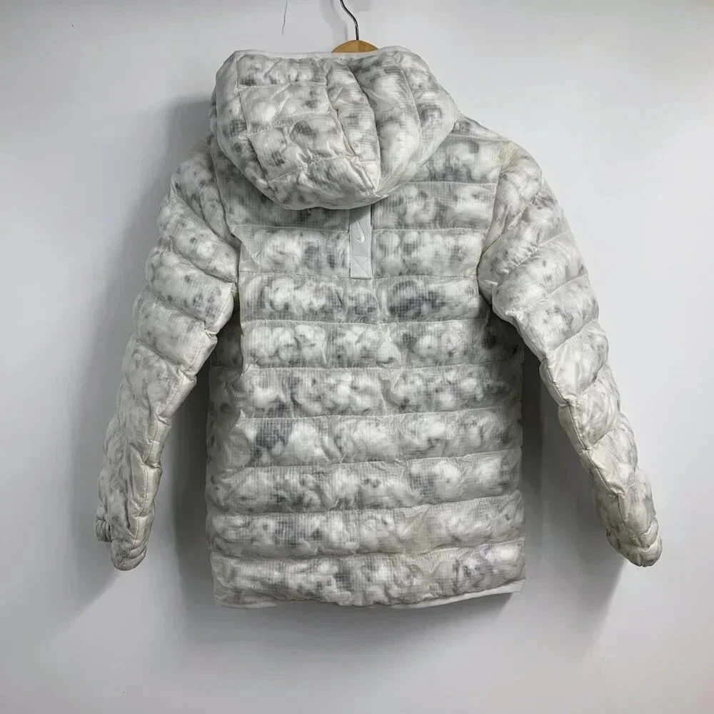 Nike Youth Sportswear Camouflage DC0304-121 Full Zip Hooded‎ Puffer Size S